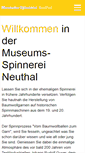 Mobile Screenshot of museums-spinnerei.ch